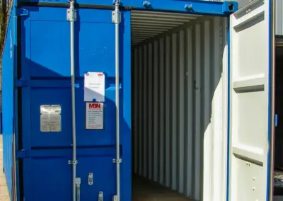 Blick in einen MBN-Lagercontainer