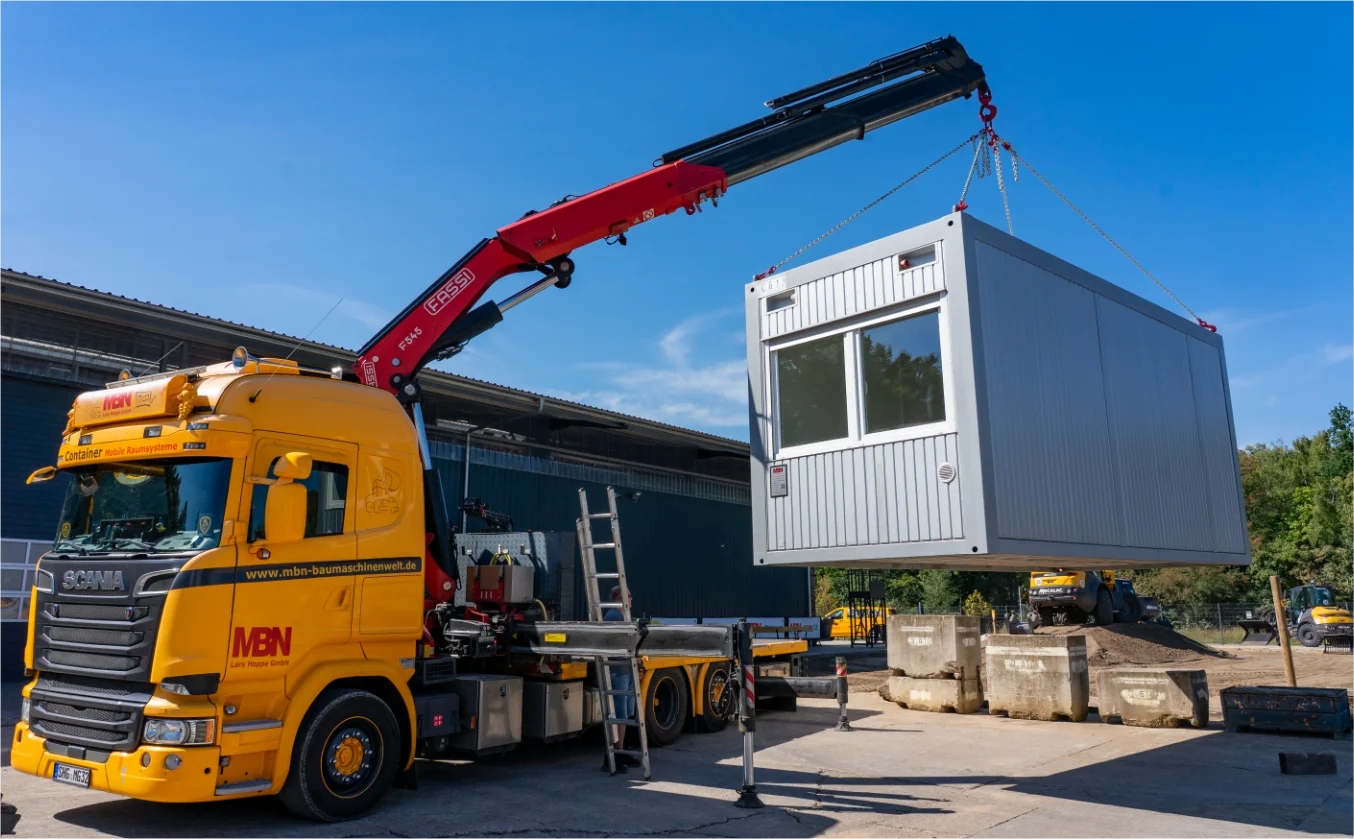Container wird verladen